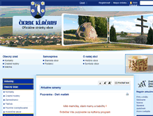 Tablet Screenshot of cierneklacany.sk